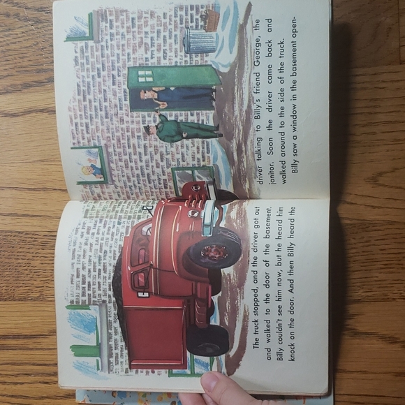 Vintage 50s-60s The Big Coal Truck Hardcover Children's Book - Picture 4 of 5